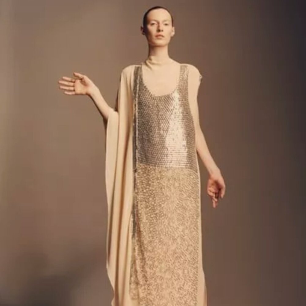 ZARA Atlelier Collection Chain Mail Kaftan Size XS/S